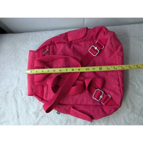 Kipling City Pack Ravier Medium Pink Backpack *Missing Monkey Keychain‎ main image 7